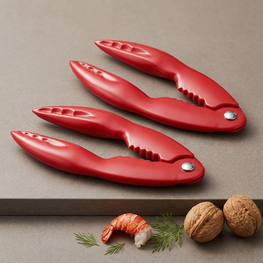 Korakuna Professional 2-Piece Seafood Cracker Set - Premium Heavy Duty Crab and Lobster Tool Kit for Home & Restaurant