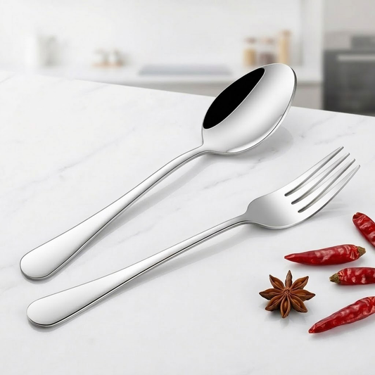 Korakuna 6.7-Inch Dinner Fork Set of 12, Stainless Steel Salad Forks, Mirror Polished Silverware Forks, Kitchen Flatware Set