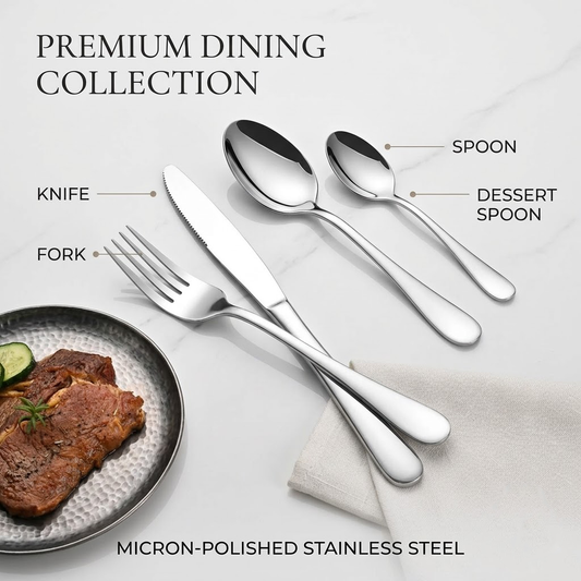 Korakuna 6.7-Inch Dinner Fork Set of 12, Stainless Steel Salad Forks, Mirror Polished Silverware Forks, Kitchen Flatware Set